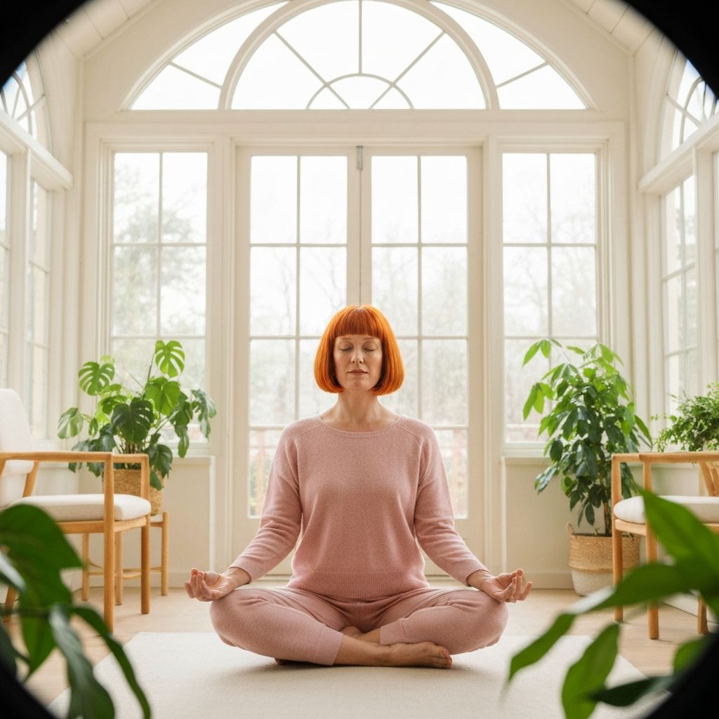 Personne en méditation pour le bien-être